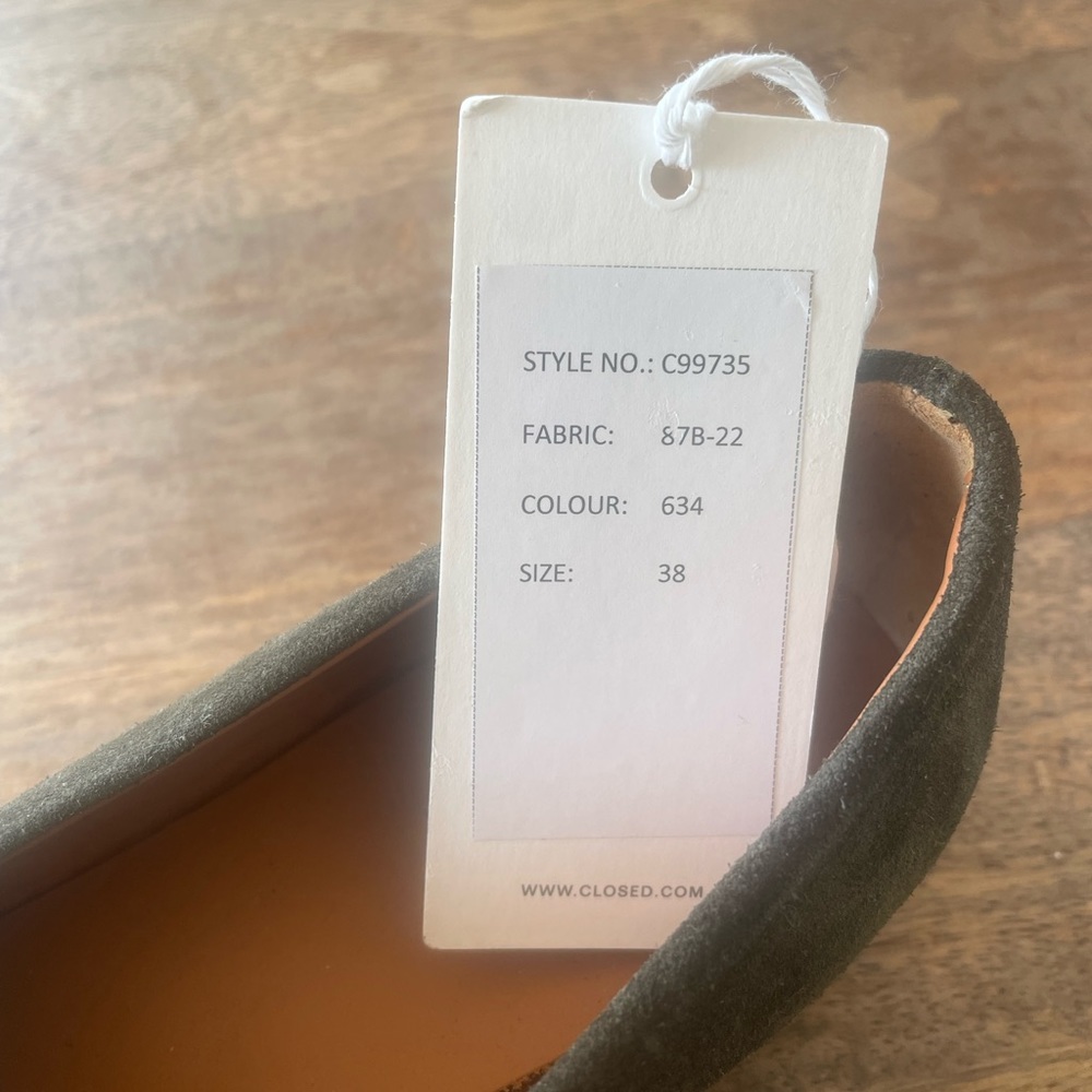 Olive Suede Loafers - Picture 6 of 8